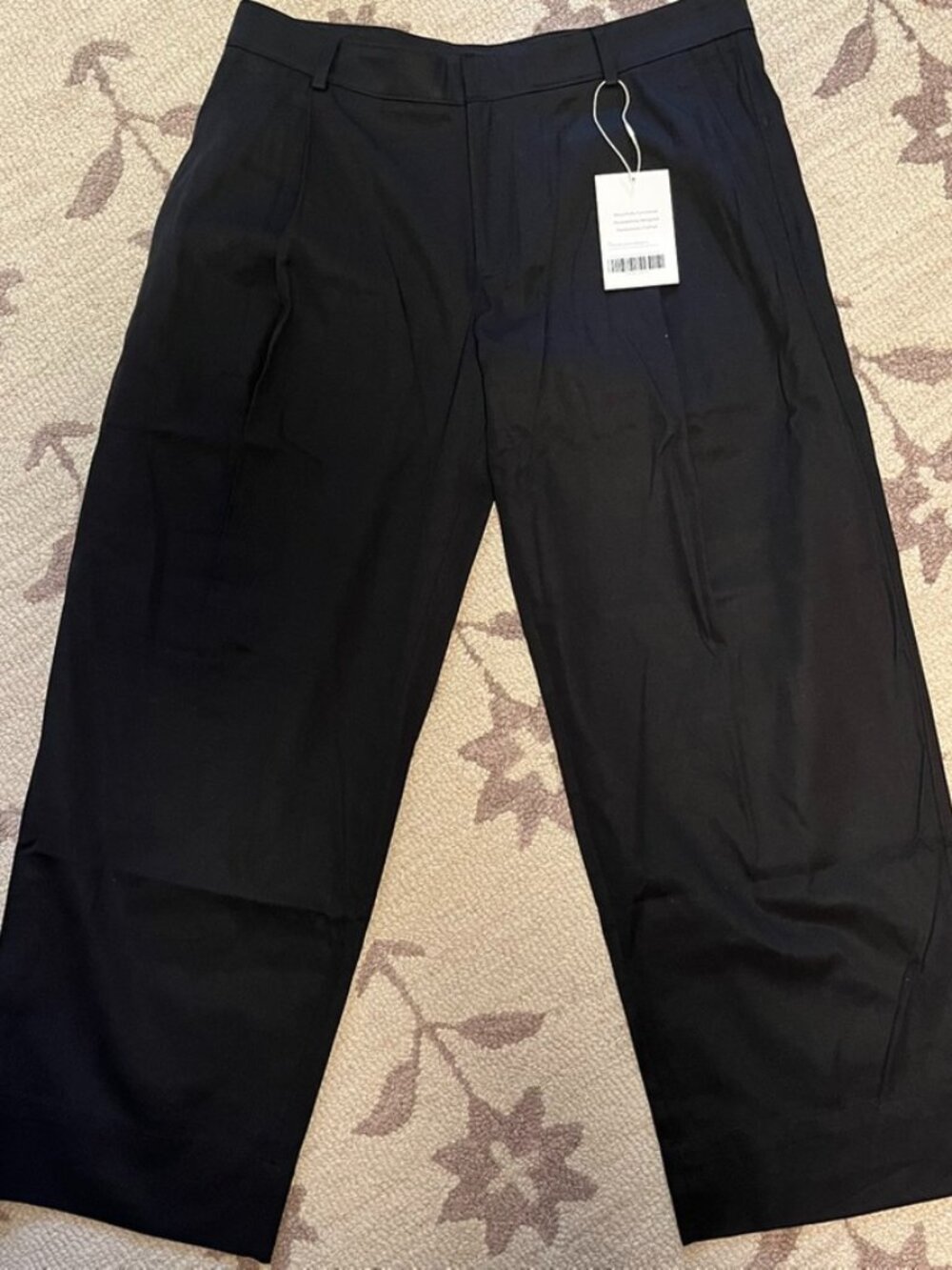 Everlane The Low Rise Chino 10 NWT Black Tencel Cotton